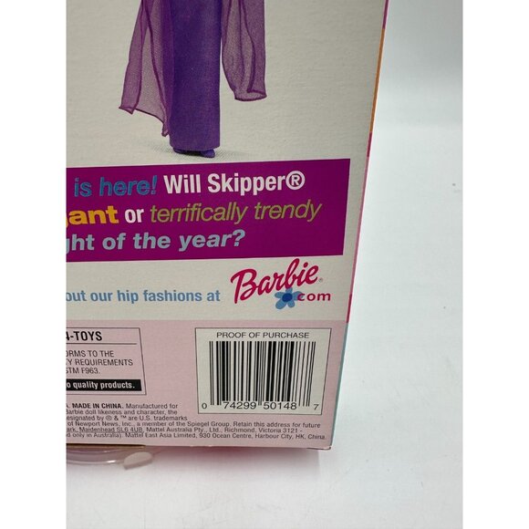 Vintage NIP Barbie Fashion Avenue 2001 SKIPPER Prom Styles 50148 NRFB Toys R US - Picture 3 of 5